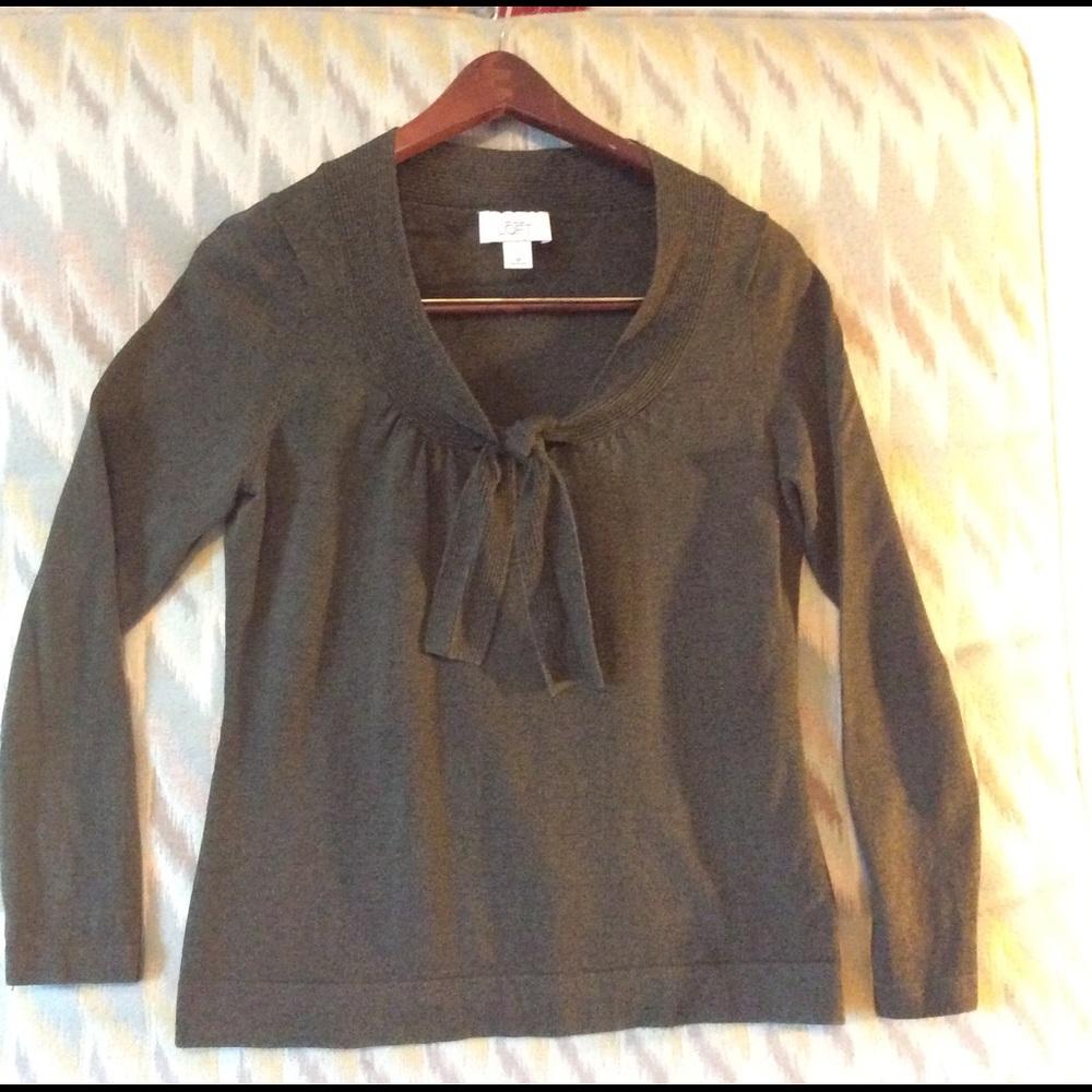 Olive green sweater