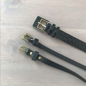 Set of 3 black belts