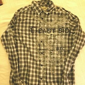 DKNY plaid shirt