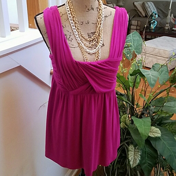 John Paul Richard Tops - DEAL OF THE DAY...FUN FUCSHIA TUNIC