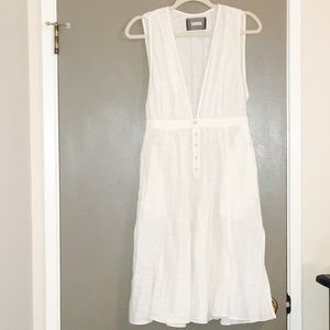 Reformation white linen dress S *2 HOUR SALE!!*