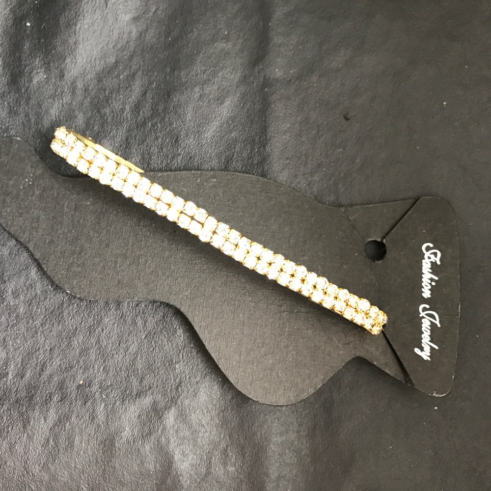 Gold Crystal Anklet