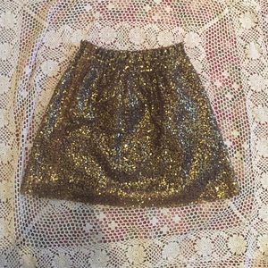 J crew sequin mini skirt
