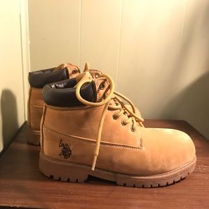 Worn once work boots