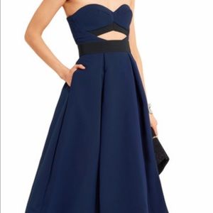 Self portrait lulu dress-navy