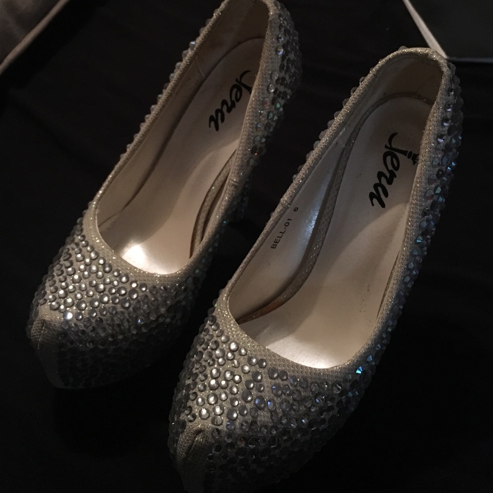 Sparkly heels