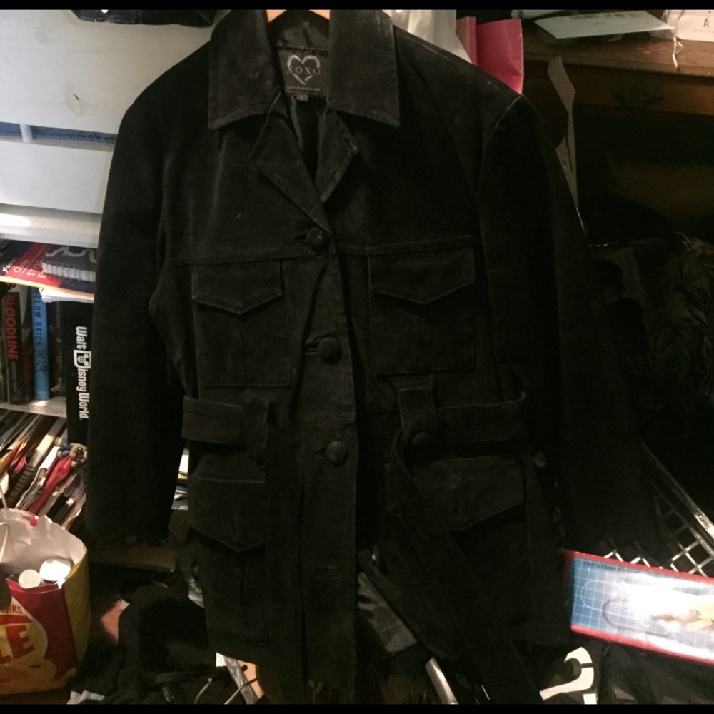 Xoxo suede jacket