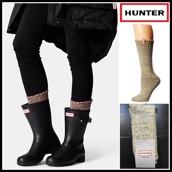 ❌SOLD❌HUNTER ❤️GIFT PERFECT❤️ORIGINAL Boot Socks - Picture 3 of 4