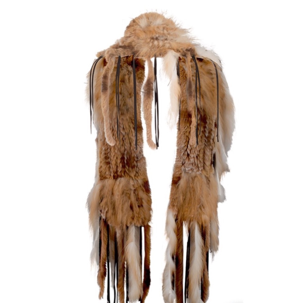 Pat Dahnke Fur Shawl