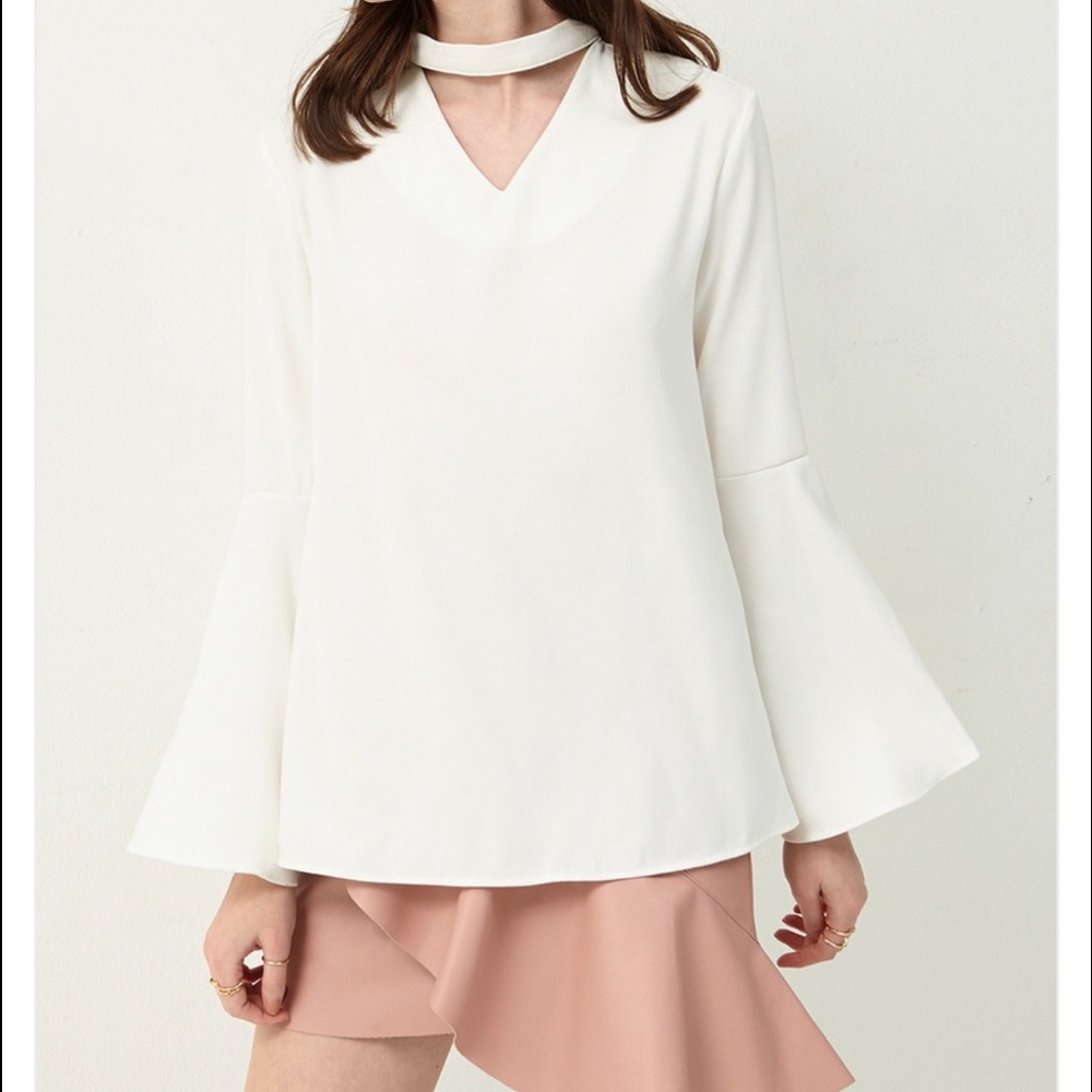 Storets Abbie Faux Choker Blouse