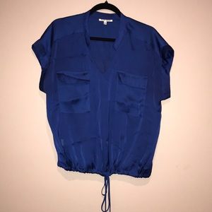 Royal Blue Blouse