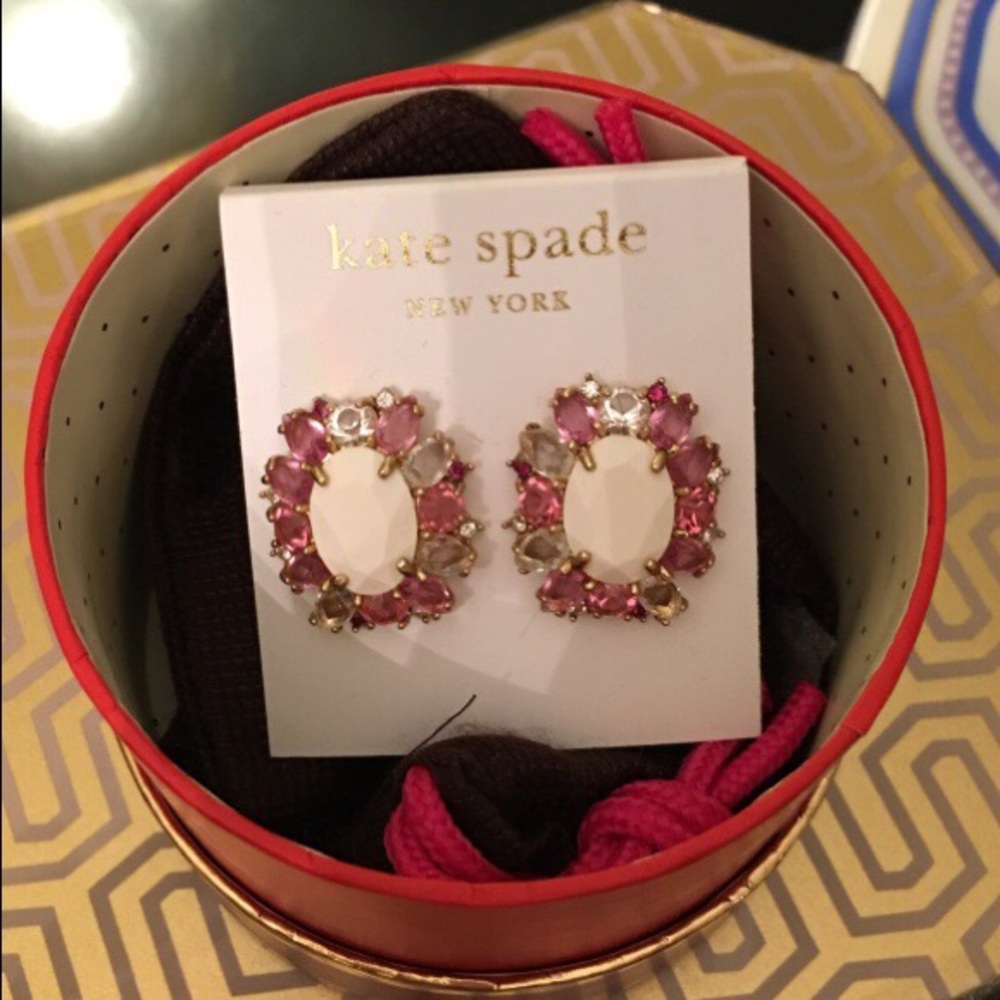 Kate Spade Garden Bed Gems Earrings NWT in box