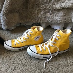 New Yellow/Gold High top Chuck Taylor Converse!