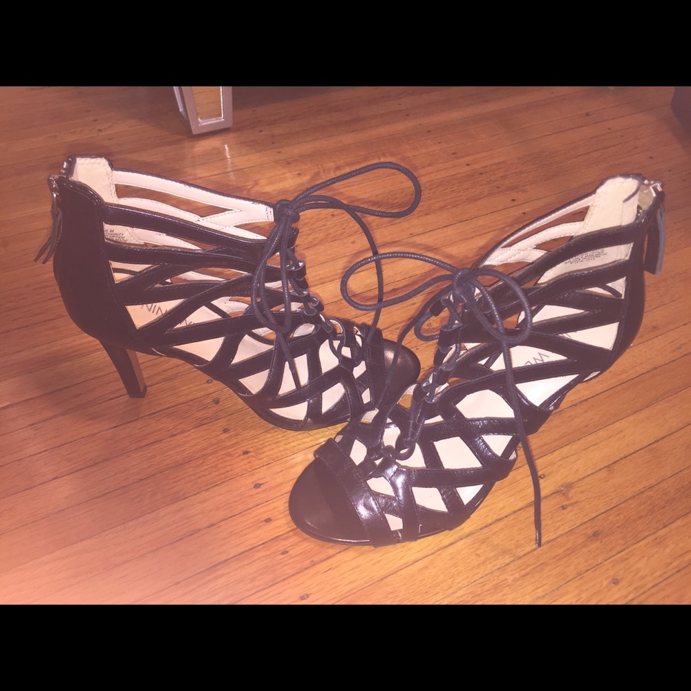 Nine West Strappy Lace-up Sandal