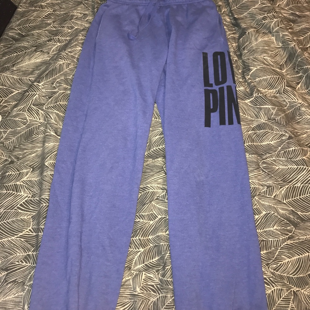 VS Pink purple sweatpants