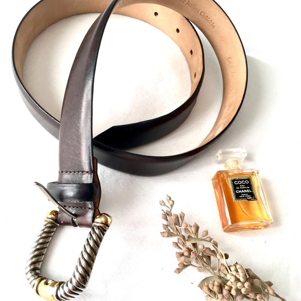 {WCM New York} Italian Calfskin Belt