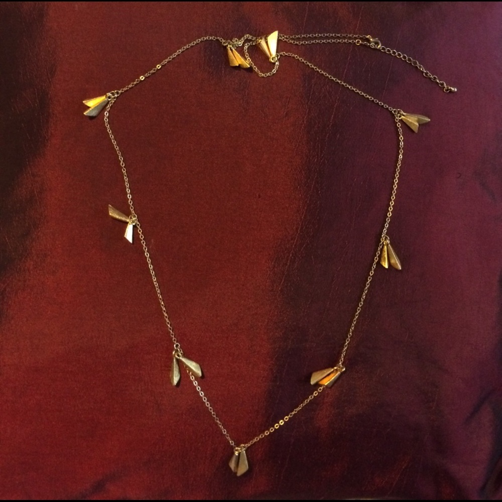 Long Golden necklace-free w other purchase