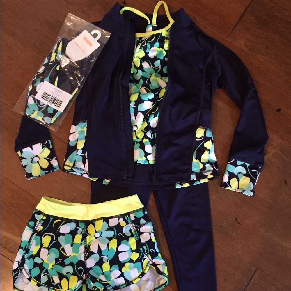 Gymboree GymGo 5 pc set S 5/6 EUC