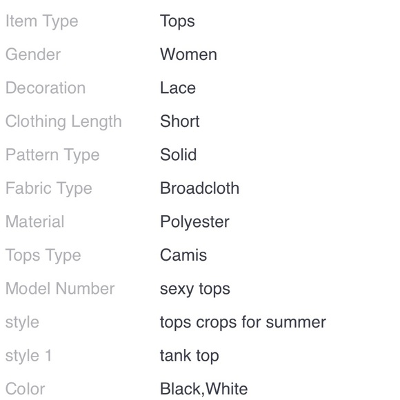 Black Crop-top - Picture 3 of 5