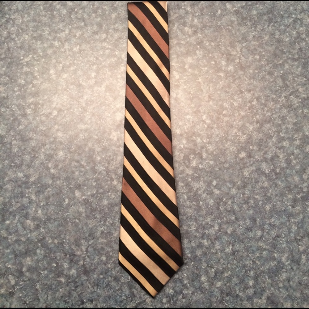 Gold and Black Croft & Barrow Tie