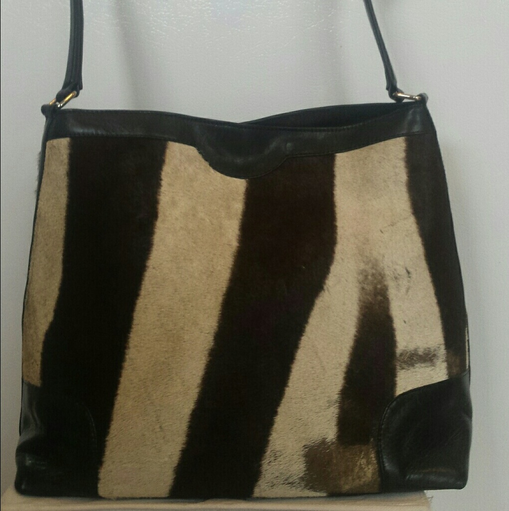 Real Zebra Skin Purse
