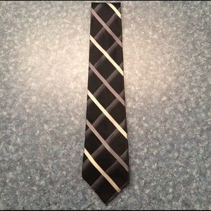 Black and Silver Croft & Barrow Tie