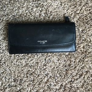 Authentic Leather Coach Wallet