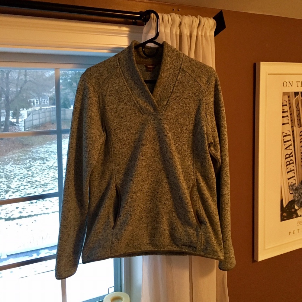 Eddie Bauer fleece.