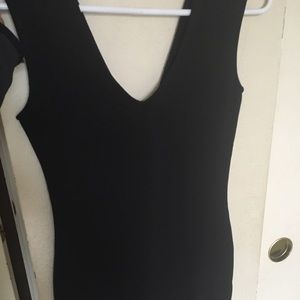 Black f21 tight dress small