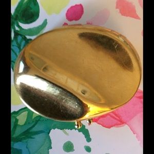 SOLD🌹Estée Lauder Oval Goldtone Makeup Holder