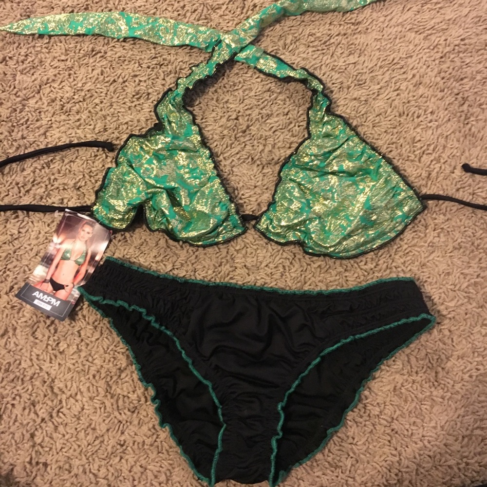 Green bikini