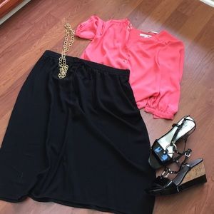 Basic black skirt