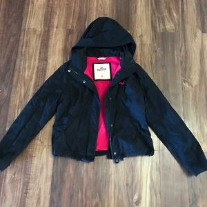 Hollister puff jacket medium