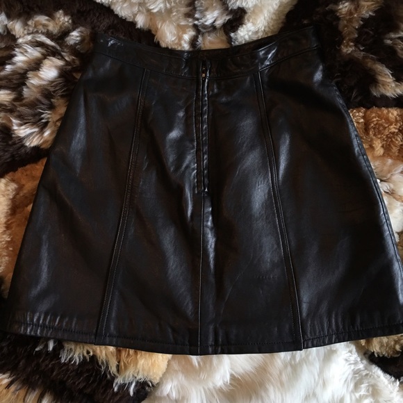 Express black genuine leather-beautiful size 9/10 - Picture 2 of 5