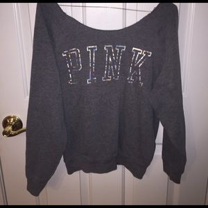 Victoria Secret Off The Shoulder Sweatshirt