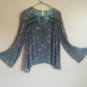 Long sleeve blouse