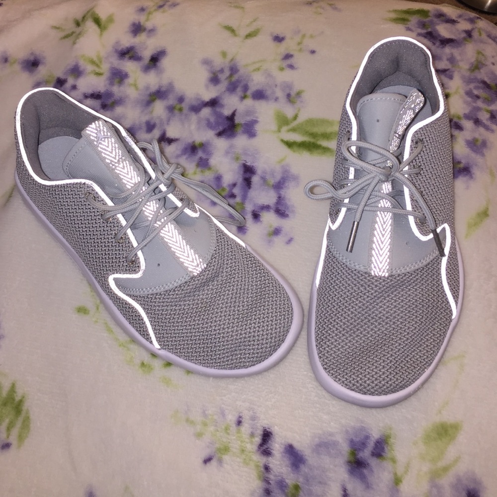 Gray Jordan Shoes