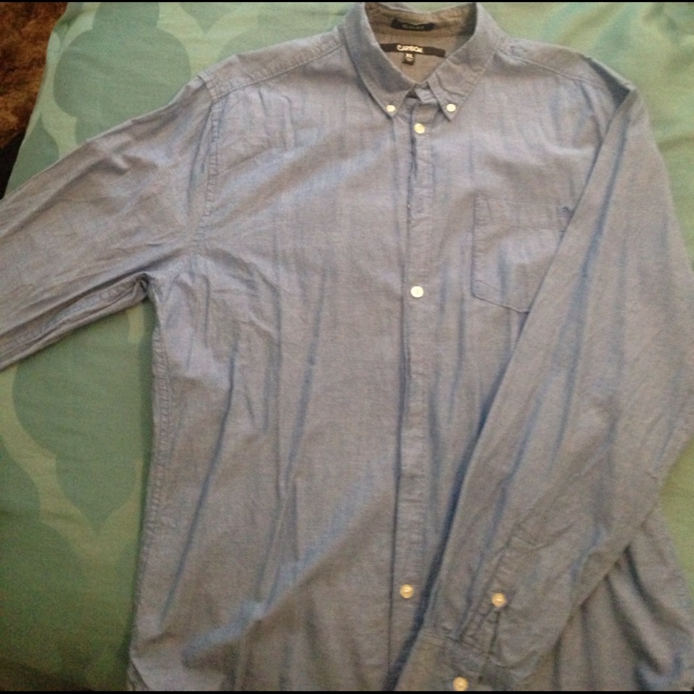 Men's long sleeve button up shirt
