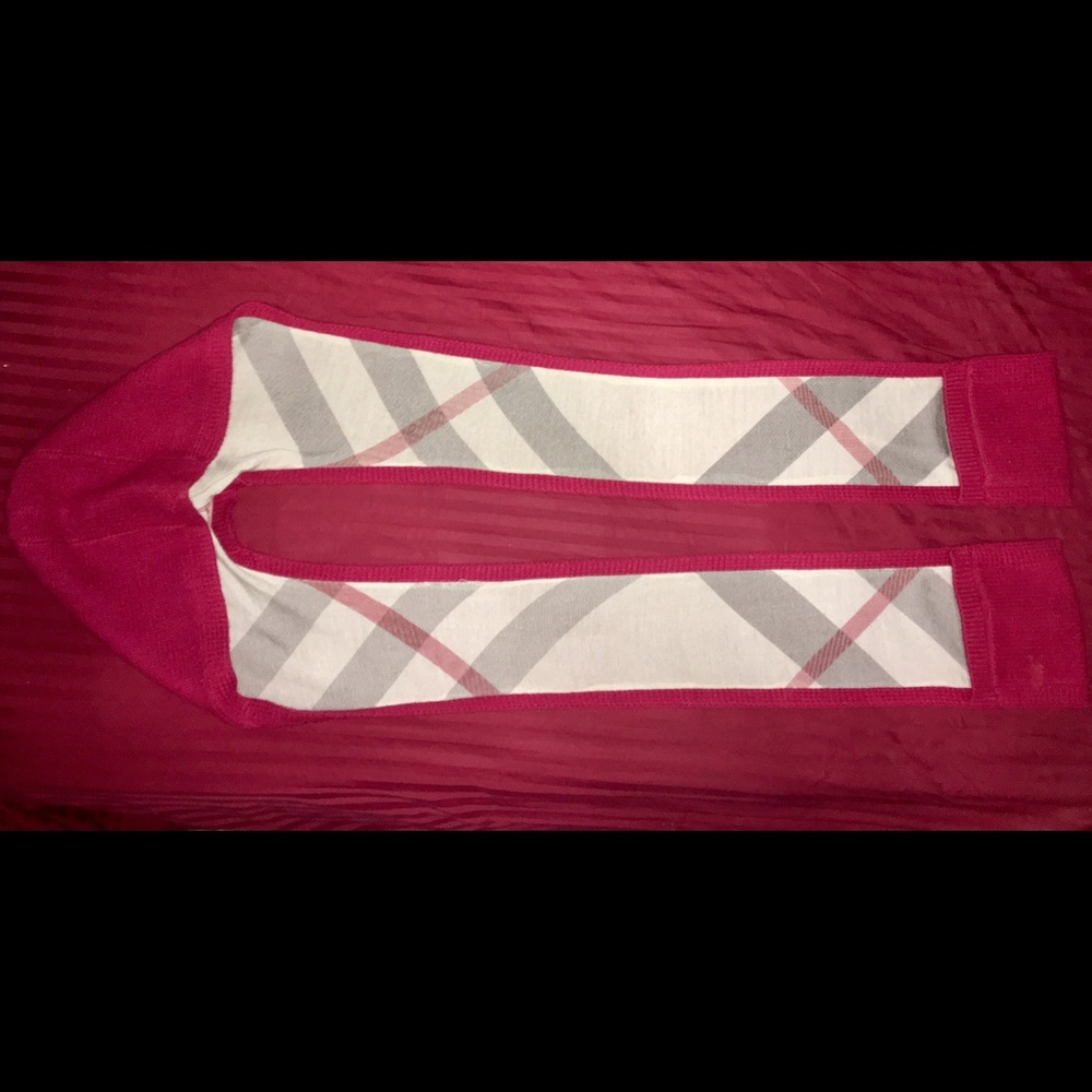 Burberry Nova Check hooded scarf with pockets