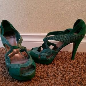 Turquoise Heels