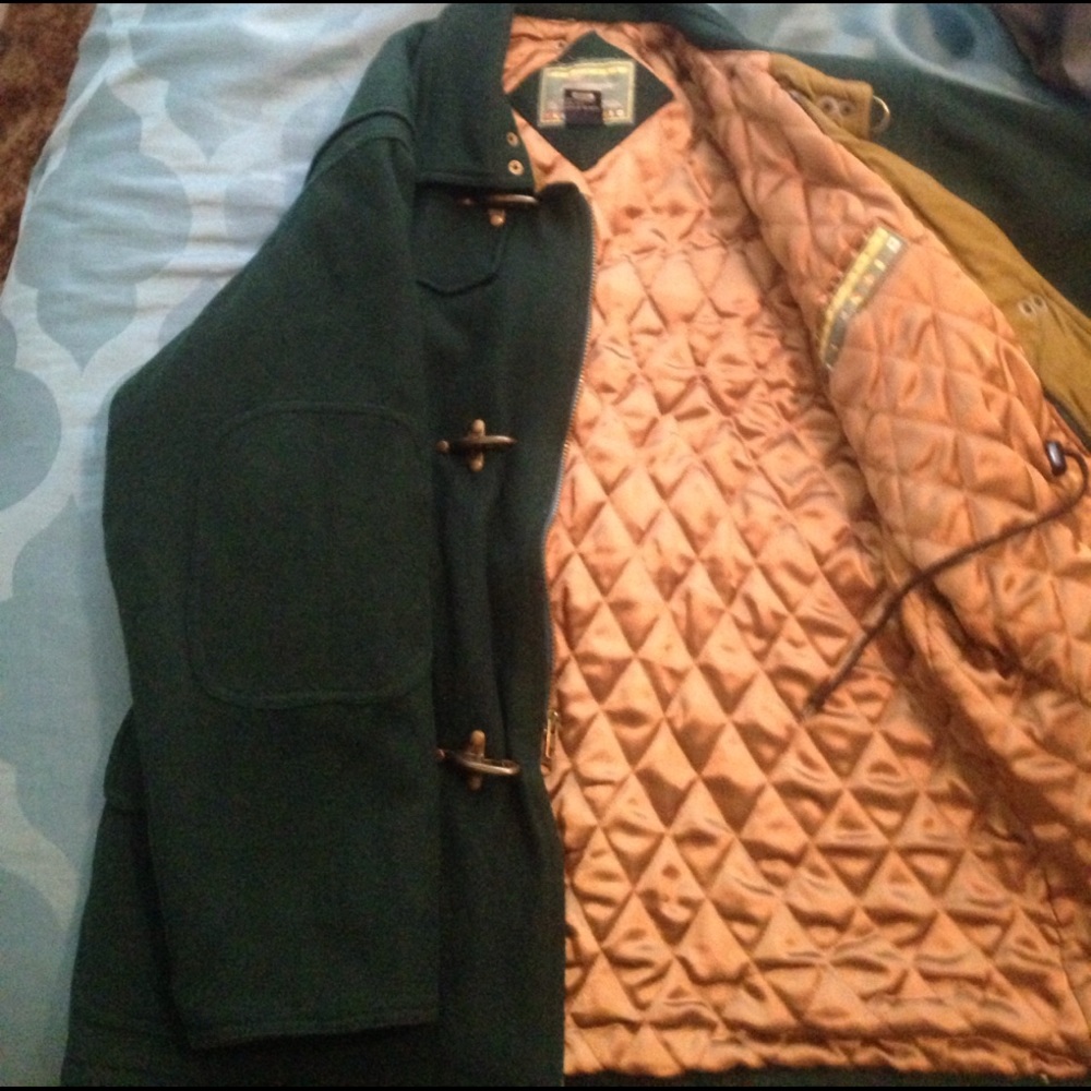 Boat works wool jacket