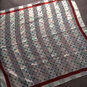 Authentic Louis Vuitton square scarf