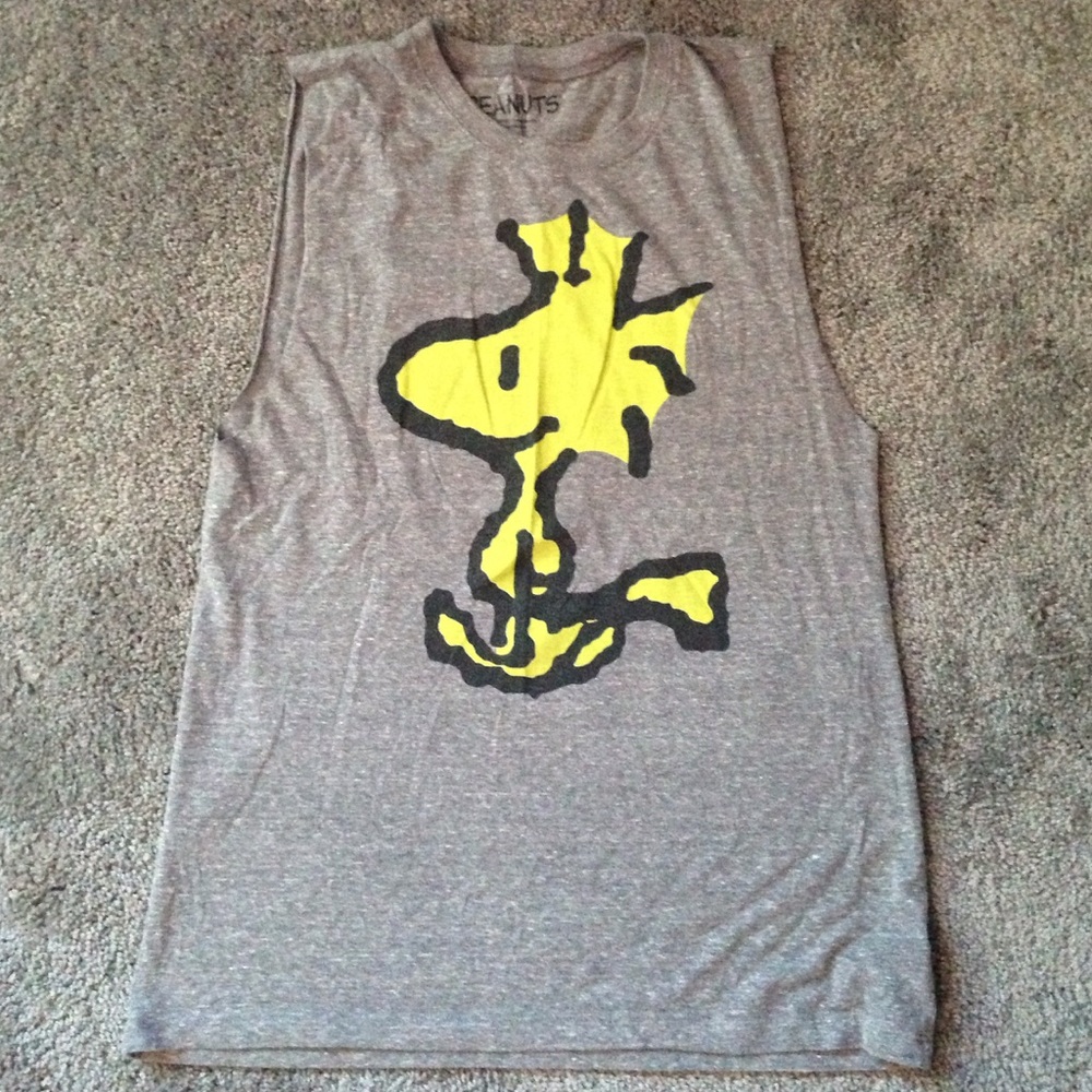 Peanuts Woodstock muscle tee