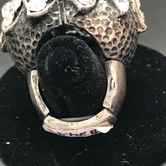 Beautiful Turquoise colored and Crystal ring - Picture 4 of 4