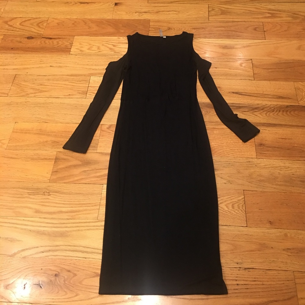 Cold Shoulder Black dress