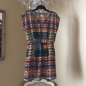 Sheer Trixxi medium colorful dress