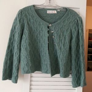 Darling Dusty Blue Cropped Sweater