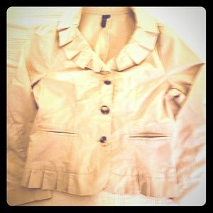 Ruffled Blazer