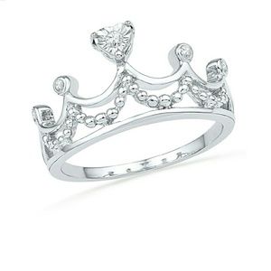 Zales Diamond Accent Tiara Ring