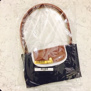 Longchamp Large Le Pilage in Navy